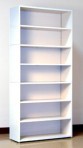 Folkstone Gray Open Shelf Cabinet
