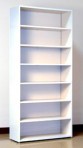 7-Tier, 36″ Wide, Laminate Wood Open Shelf File Cabinet