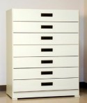 7 Drawer, 8000 Series Cabinet for 6″ x 9″ Non-Hanging Files – Almond Finish