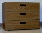 3 Drawer, 8000 Series Drawer Cabinet for 9″ x 12″ Non-Hanging Files – English Oak Finish