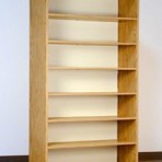 7 Tier, 48″ Wide, Legal Size, Laminate Wood Open Shelf File Cabinet