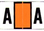 Item# 63-8241  Individual Jeter Match Alpha Labels – sheets