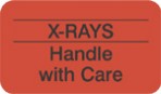 Item# MAP2410  ‘X-Rays Handle with Care’ Label
