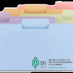 Item# 11962  Recycled Top Tab SuperTabÂ® Assorted Pastel – Legal