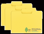 Item# 11984  Recycled Top Tab SuperTabÂ® Yellow Folder