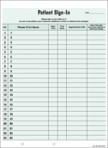 Item# 18229  HIPAA Compliant Sign In Sheet