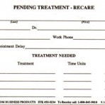 Item# 50-0234  Pending Treatment Cards-Recare