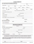 Item# 67-2005  Patient Information Form