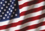 Item# RC106  American Flag Postcard