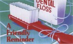 Item# RC111  Dental Floss Reminder Card