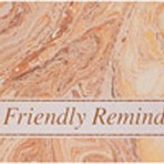 Item# RC157  Friendly Reminder Recall Card