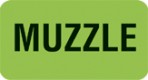Item# V-AN273  ‘Muzzle’ Label