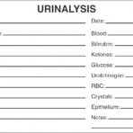 Item# V-AN415  ‘Urinalysis Listing’ Labe