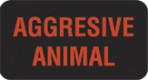 Item# V-AN486  ‘Aggressive Animal’ Label
