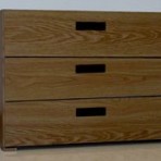 3 Drawer, 8000 Series Drawer Cabinet for 9″ x 12″ Non-Hanging Files – English Oak Finish
