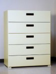 5 Drawer, 8000 Series Drawer Cabinet for 9″ x 12″ Non-Hanging Files – Almond Finish