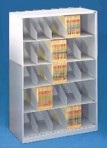 36″ wide 5 Tier X-Ray Size Datum Stackable Metal Shelving