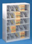 48″ wide 5 Tier X-Ray Size Datum Stackable Metal Shelving