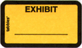 Item# 58090  Exhibit Label – yellow