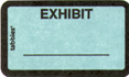 Item# 58091  Exhibit Label – blue