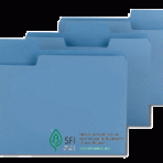 Item# 11986  Recycled Top Tab SuperTabÂ® Blue Folder
