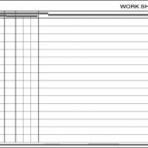 Item# 50-0021  Work Sheets