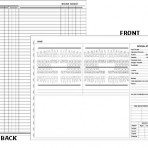 Item# 50-0300  Examination Chart/Work Sheet for Adults