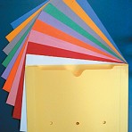 Item# 63-0317  Wider Colored File Pockets
