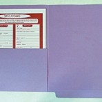 Item# 63-0521  Colored File Folders with Half Pocket