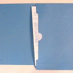 Item# 63-0563  Colored File Folders with X-Ray Pocket