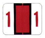 Item# 63-8277  Tab Match Individual Number Labels-rolls