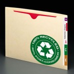 Item# 76530  Recycled End Tab Flat File Jacket