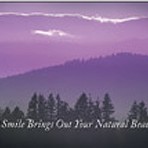 Item# RC139  Purple Sunset Dental Postcard