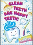 Item# RC140  Shampoo Dental Recall Card