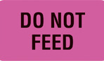 Item# V-AN205  ‘Do Not Feed’ Label