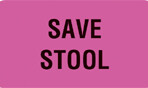 Item# V-AN210  ‘Save Stool’ Label