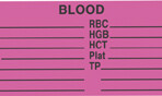 Item# V-AN270  ‘Blood Work List’ Label