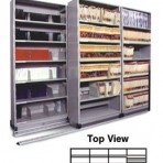 Item# 30-4754  4/3 Bi-File Lateral Track System with 36″ wide Cabinets