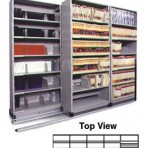 Item# 30-4756  5/4 Bi-File Lateral Track System with 36″ wide Cabinets