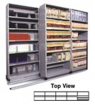 Item# 30-4757  5/4 Bi-File Lateral Track System with 42″ wide Cabinets