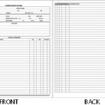 Item# 65-8400-WH  Owner/Patient Record (White)