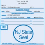 Item# PC44-NJ-1  NJ Tamper Resistant Prescription Pads